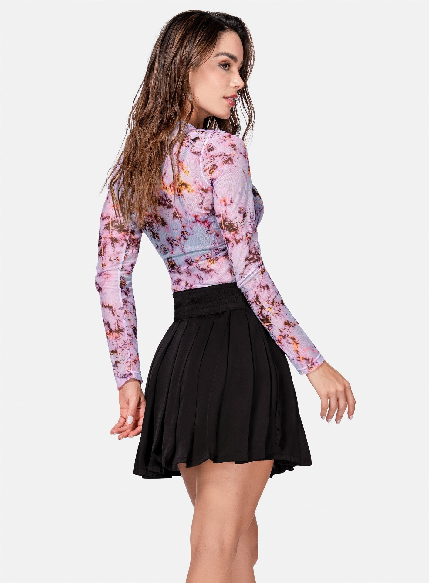 BUZO DEPORTIVO MUJER EN TELA SEMI TRANSPARENTE SUBLIMADA TALLA S - M PRECIO ESPECIAL