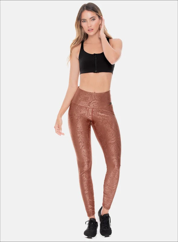 LEGGINS DEPORTIVO  POLIAMIDA JACQUARD - PRECIO ESPECIAL