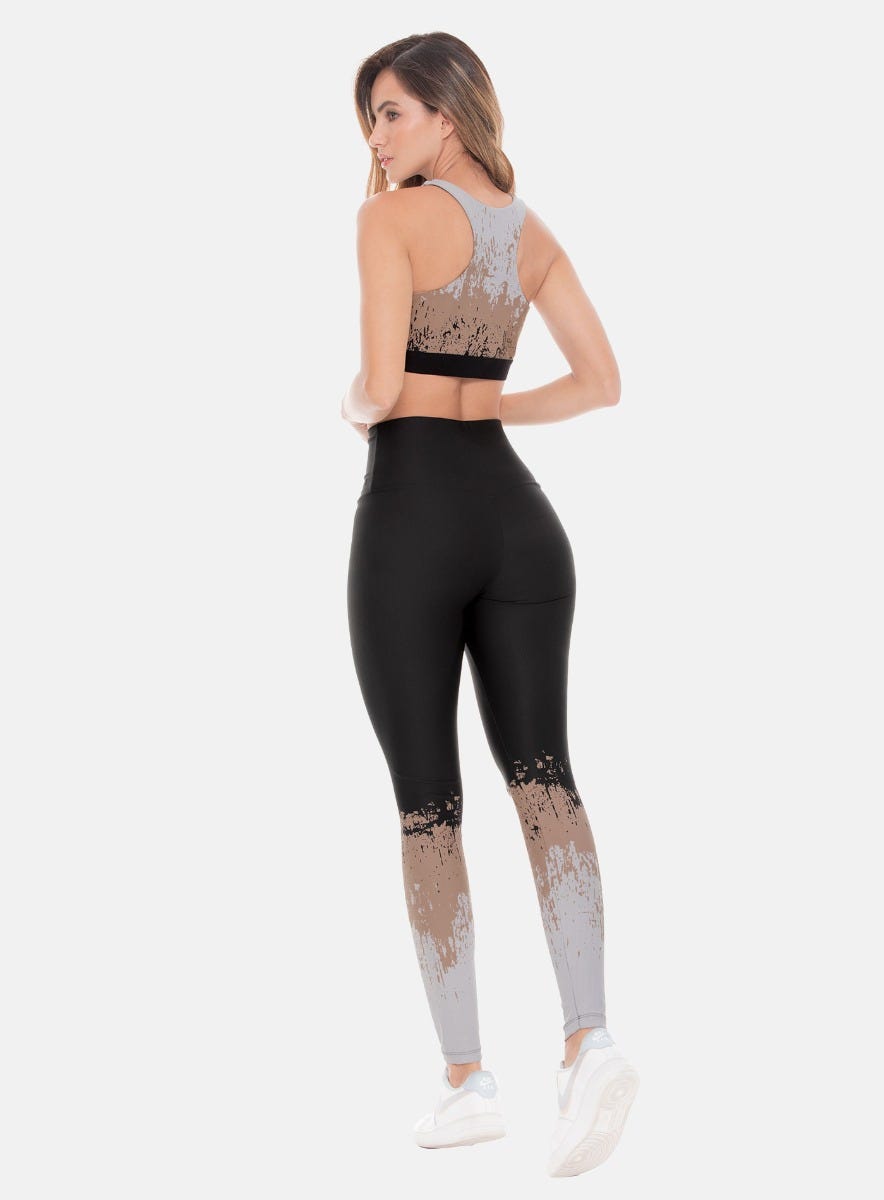 LEGGINS DEPORTIVO  POLIAMIDA JACQUARD - PRECIO ESPECIAL